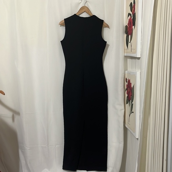 NWT Forest Lilly Black Super Maxi Sleeveless Dress a168 - Picture 7 of 8